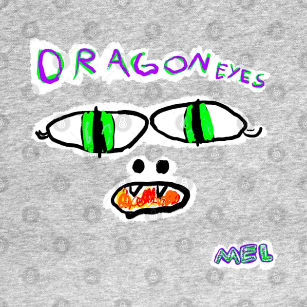 Dragon Eyes by Mel by Irina's Family Art Circle 